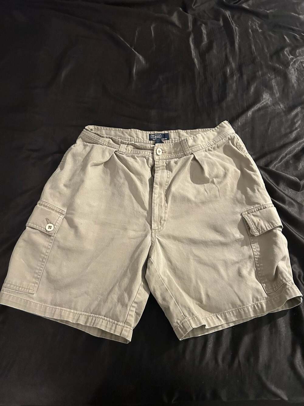 Vintage Polo by Ralph Lauren Tan Cotton Cargo Shorts